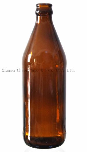 500 ml (PJ500 7) 琥珀色のガラスのビール瓶