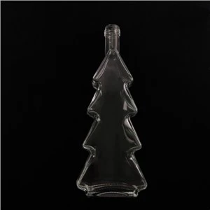 500ml 750ml クリスマスツリー ガラスびん 酒瓶